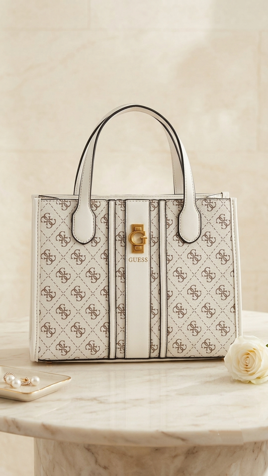 Ref 1003- ✨✨ Bolso Tote GUESS Monogram – Amplitud y Glamour