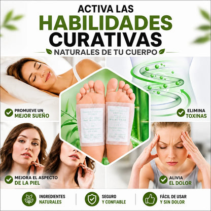 CAJAS PARCHES PARA PIES CAJA x 10