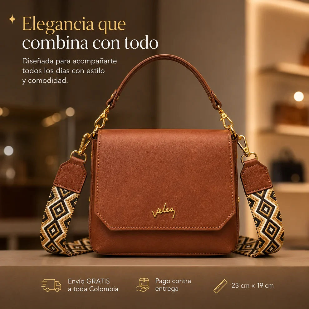Bolso Carriel Vélez de Cuero Legítimo - Precio Exclusivo De Lanzamiento🎁