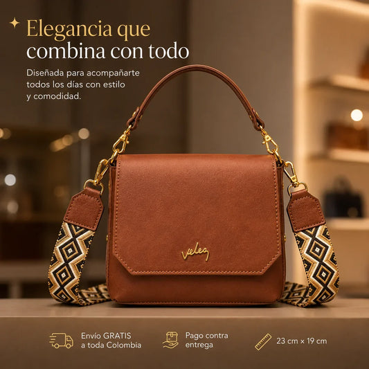 Bolso Carriel Vélez de Cuero Legítimo - Precio Exclusivo De Lanzamiento🎁